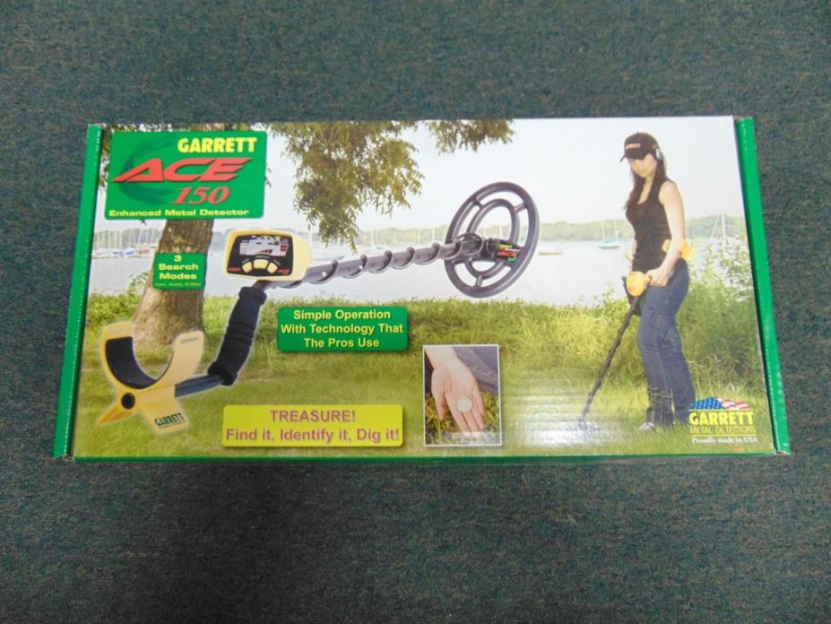 Garrett ACE 150 Metal Detector with Waterproof Search Coil Brand New in Box