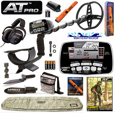 NEW Garrett AT PRO Metal Detector PREMIUM BUNDLE With PRO-POINTER AT & MORE !