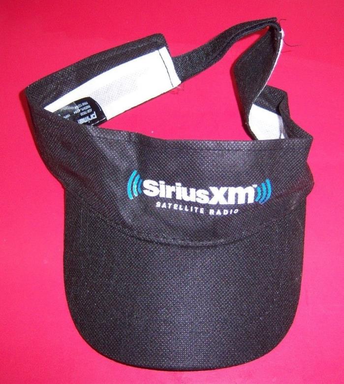 Sirius / XM logo sun visor black fabric, 