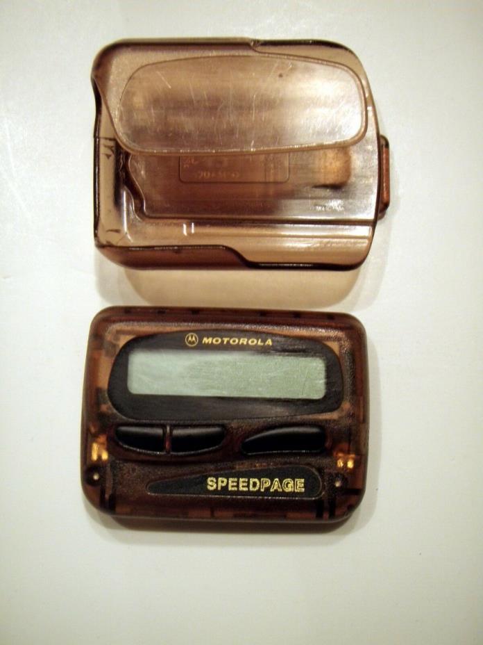Vintage Motorola SpeedPage Pager Beeper BLURRED SCREEN