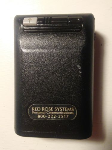 VINTAGE Motorola A05GVB5161AA Pager (RED ROSE SYSTEMS) WORKS
