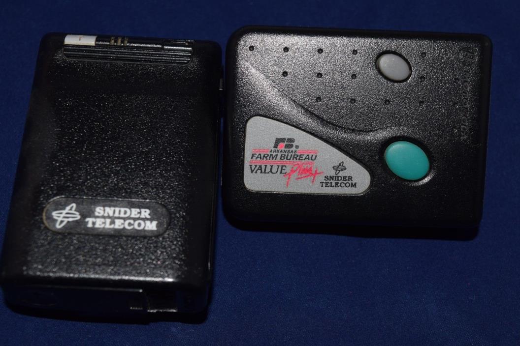 Vintage 2 Motorola 90's Beeper Pager Alert with Belt Clip Both Working