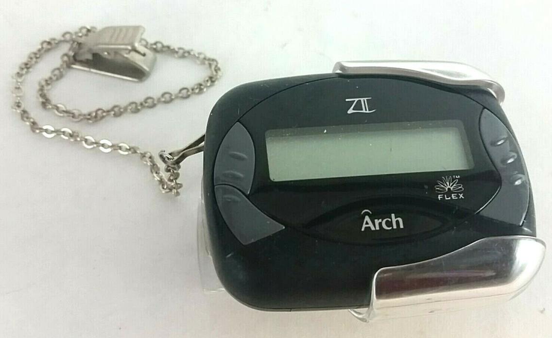 ZII Flex Numeric Pager Sun Telecom with Clip On Case Z2 Arch AS IS
