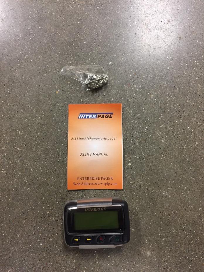 Enterpage 2/4 Line Button Programmable Alphanumberic Pager