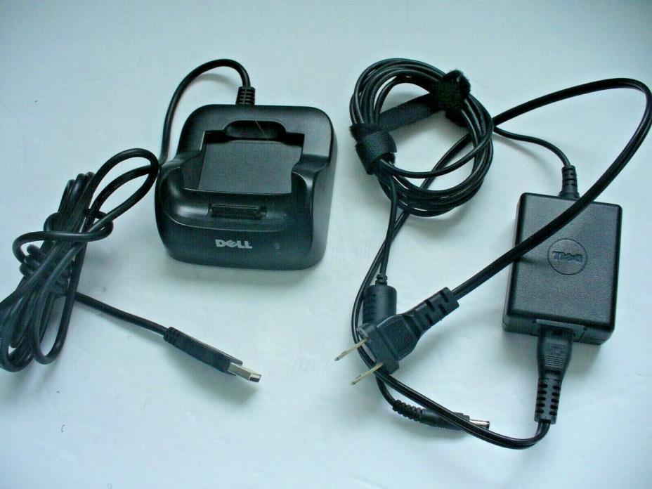 Dell Axim USB Sync Cradle & AC Charger*TESTED* for Dell  x50v PLUS a BONUS item