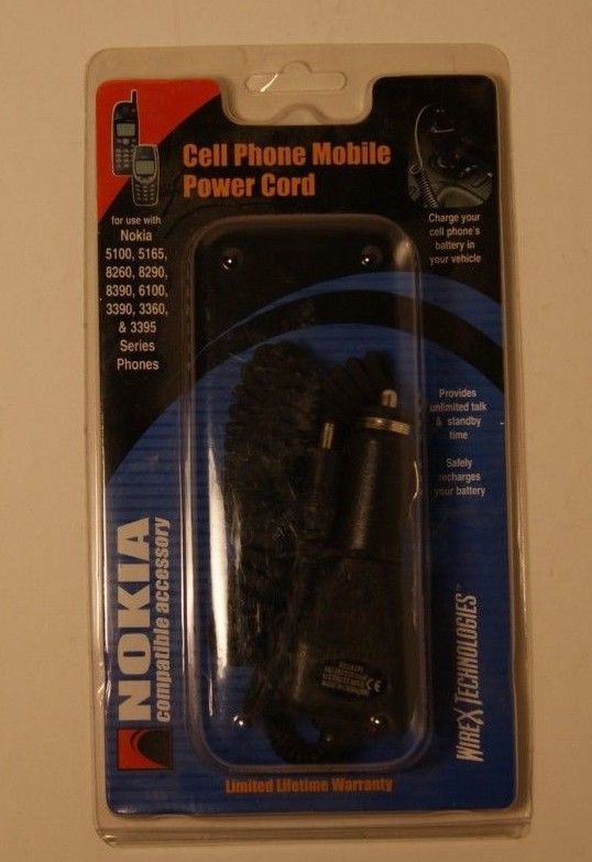WireX Technologies Standard Cell Phone Mobile Power Charger Cord for Nokia