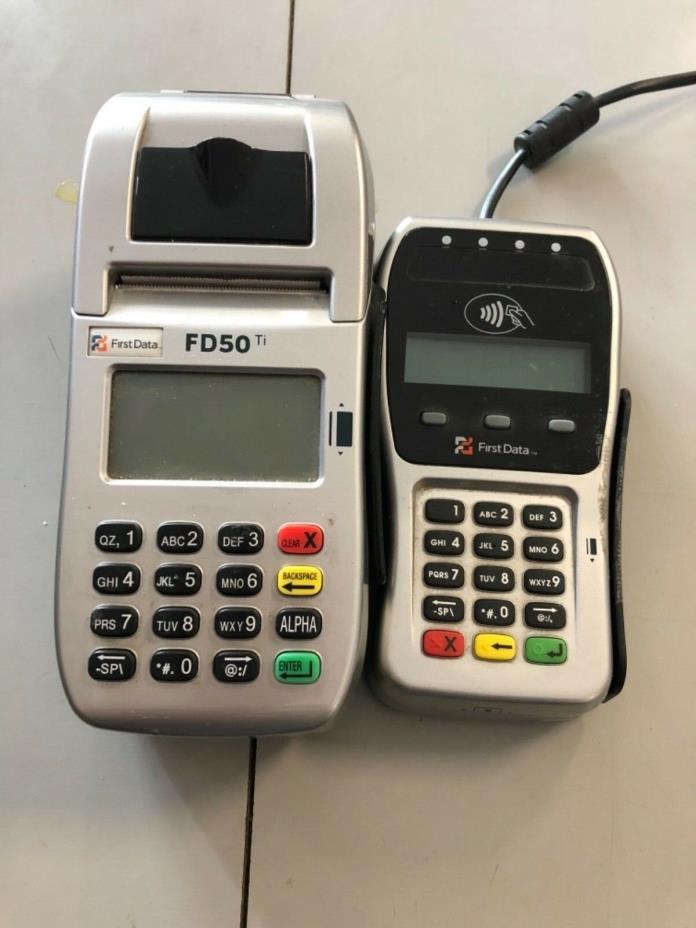 FD 50 Credit Card Machine and  key Pad!