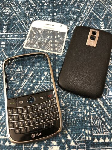 Used BlackBerry Bold 9000 Keyboard/Cover/Glass HDW-17379 Bk/Wh Replace Parts OEM