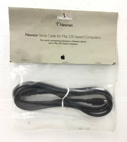 NOS Vintage 1997 Apple Newton Serial  for Mac OS Transfer Cable RS232 9 pin NEW