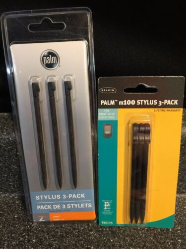 Brand New OEM Sealed PalmOne Zire Stylus 3-Pack Plus Palm M100 Stylus 3 Pack.