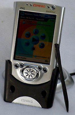 Compaq iPaq H3760 Pocket PC Color LCD Handheld PDA+Stylus 16mb Windows OS H-3760