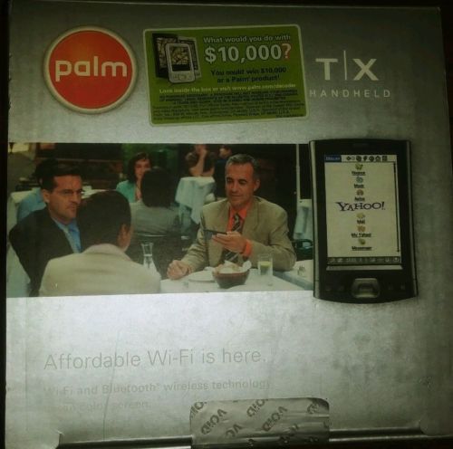 Palm TX Handheld, Aluminum Hard Case and Desktop Hotsync cable-USB Bundle