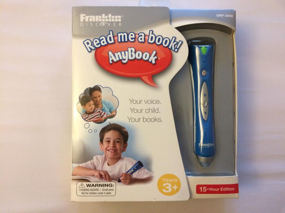 Franklin Discover READ ME A BOOK! 15 Hours Your Voice Recorded Sticker Activated