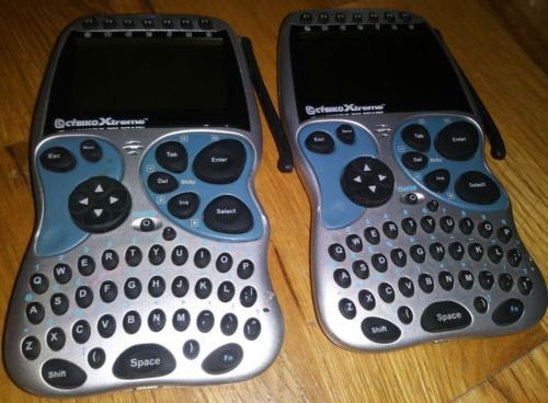 2 CYBIKO Xtreme Wireless Handheld Computer Text Email Apps MP3 FOR PARTS