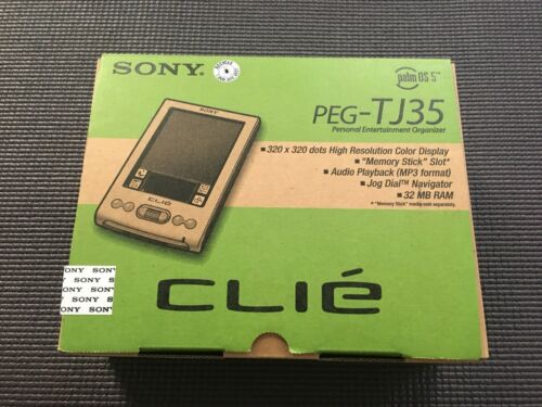 Sony Clie PEG-TJ35 Handheld with Original Box, Great Condition with EXTRAS.