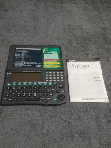 VTG ROYAL RG 135EX ROYAL GLO 6-LINE NITE VUE DISPLAY ORGAIZER PDA ORGANIZER