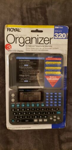 Royal (DM70ex) Organizer with Built In Calculator - Memo,  & Schedule. New
