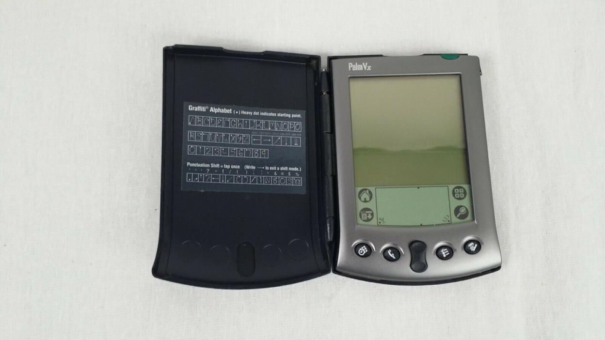 Palm Pilot Vx Handheld PDA Pocket PC Used with stainless steel case