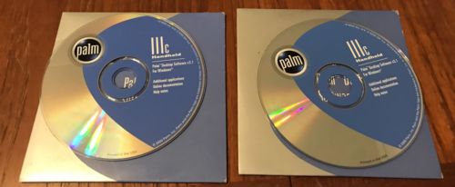 2 Palm Desktop Software Disks Original Installation Disks 2000