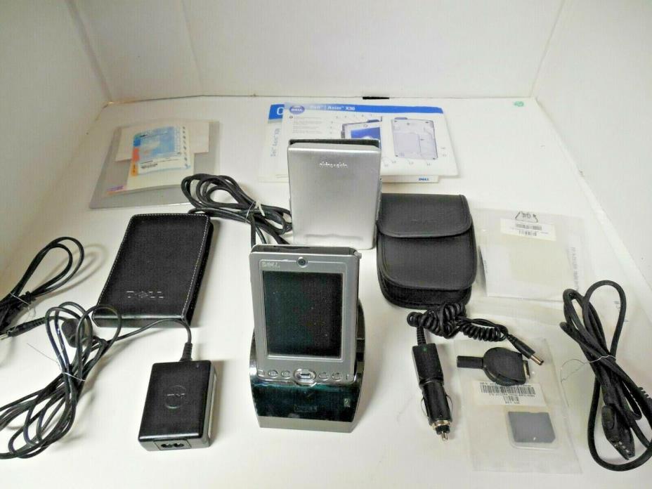 Working  Dell Axim X30 Pocket PC with LOTS of accessories!