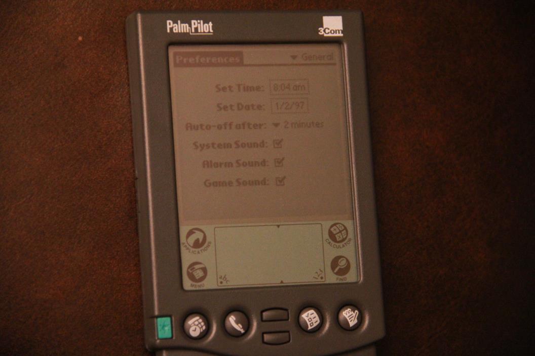 3Com Palm IIIe Palm Pilot without Stylus (with ORIGINAL case)