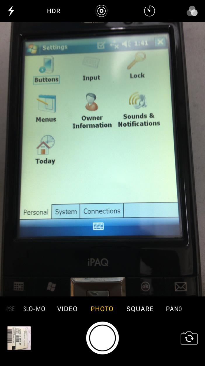 HP iPaq 210 Handheld PDA Windows Mobile 6 Classic Pocket PC (Yellow Screen)