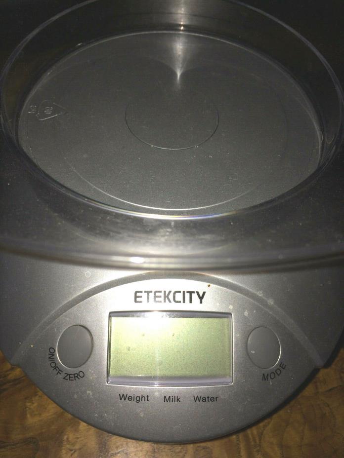 Etekcity 11lb 5kg Digital Food Kitchen Weight Scale with Removable Bowl