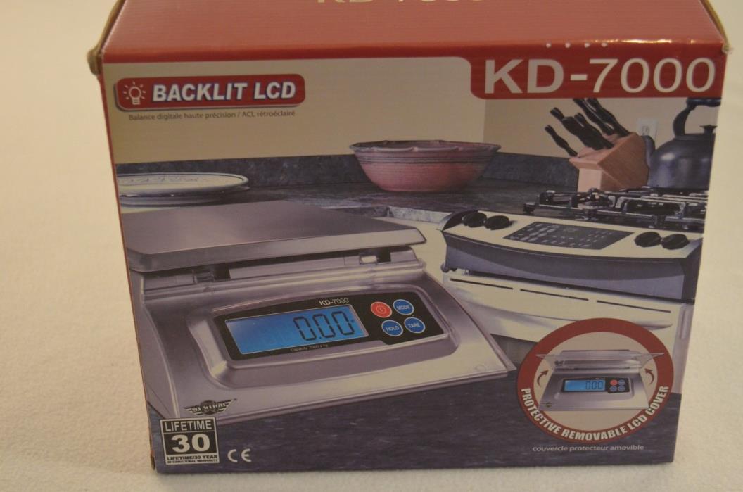 My Weigh KD-7000 Kitchen & Craft Digital Scale Silver Works