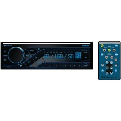 Planet Audio P370MB Single-DIN In-Dash Mechless AM-FM Receiver with Bluetooth