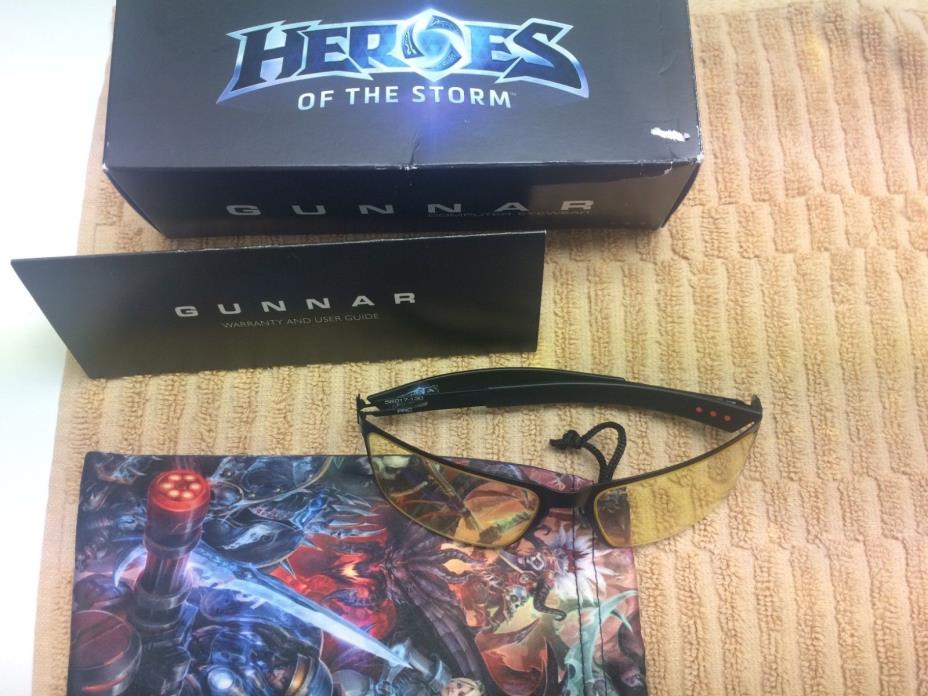 Gunnar Computer Eyewear Heroes of the Storm BLI-00128z Blizzard Strike-Onyx/Ice