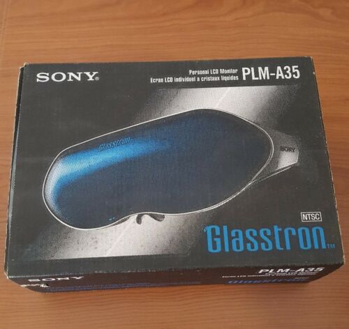 LOT OF 3.... Sony Glasstron PLM-A35 Personal LCD MonitorRetro Futuristic Goggles