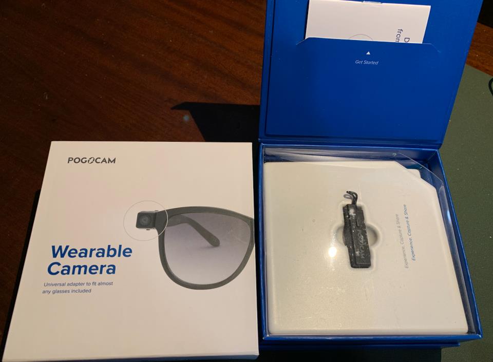 PogoCam  Removable Photo & HD Video Camera for Your Glasses