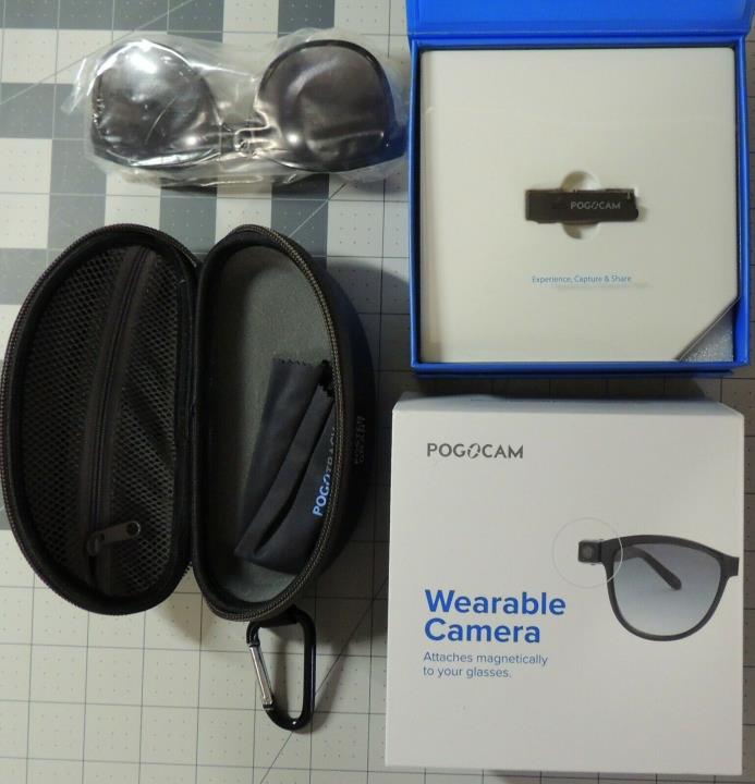 PogoCam Removable Photo & HD Video Camera With foster grant Glasses