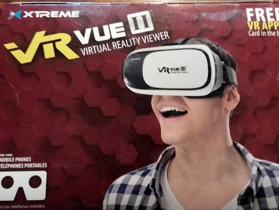 VR VUE 11 VIRTUAL REALITY VIEWER FREE APPS CARD INSIDE MOBILE PHONES-NEW