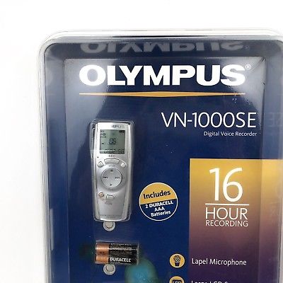 New Olympus Digital Voice Recorder VN-1000SE Handheld Dictaphone No Package