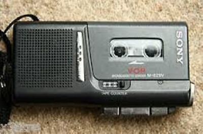 SONY M-629V MICROCASSETTE Voice CASSETTE Recorder