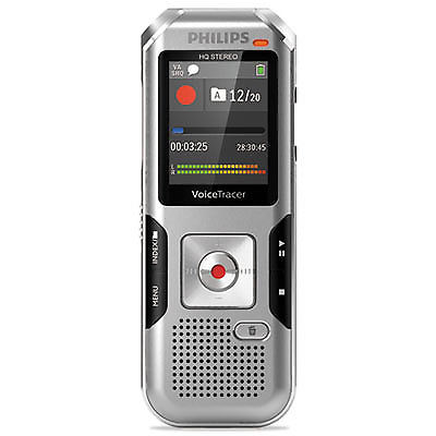 Voice Tracer 4010 Digital Recorder, 8 GB, Silver DVT4010  - 1 Each