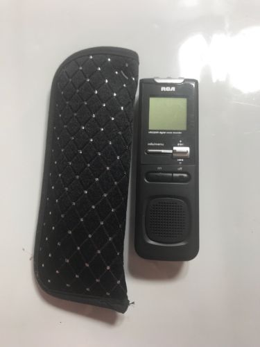 RCA VR5320R-B Digital Voice Recorder with Built in USB works with recording onit