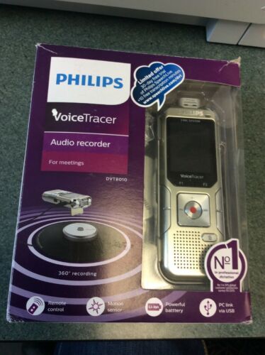 Philips Voice Tracer Digital Audio Recorder 8 GB DVT  DVT8010