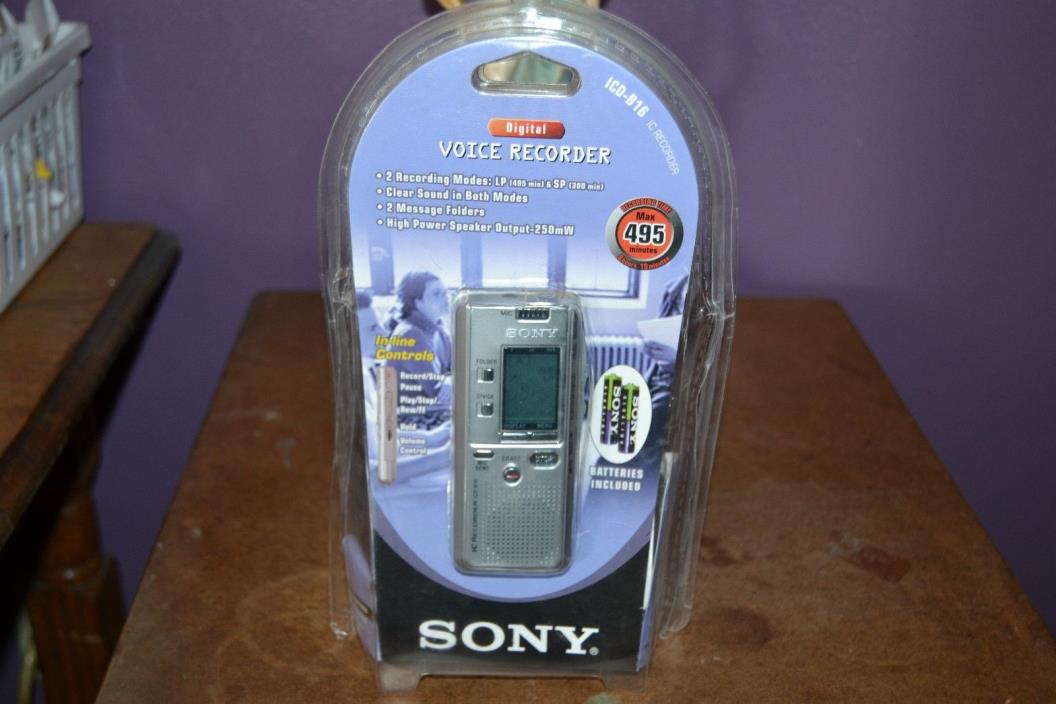 Sony ICD-B16 (16 MB, 8 Hours) Handheld Digital Voice Recorder