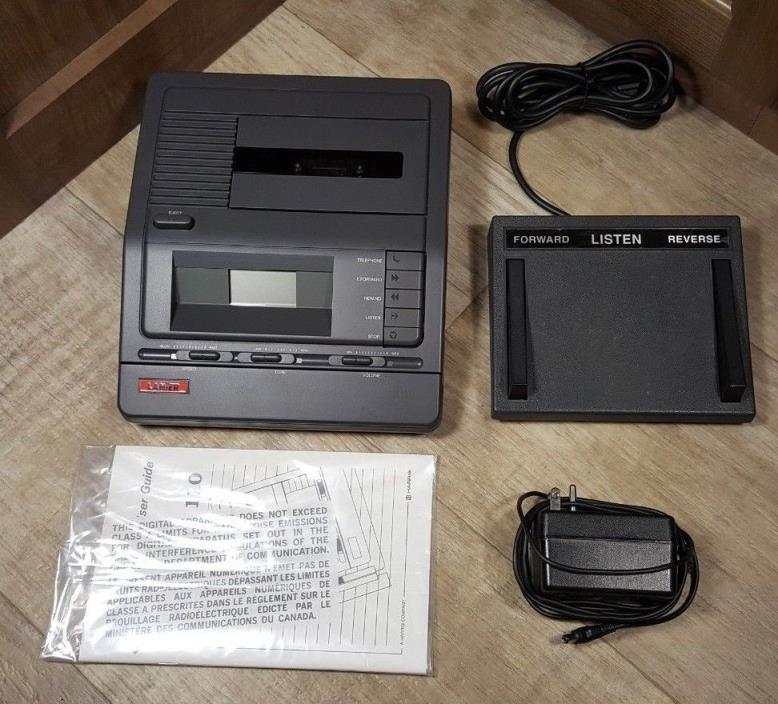 Lanier Voice Writer 110 Transcriber W/ Pedal & AC Standard Cassette VW-110