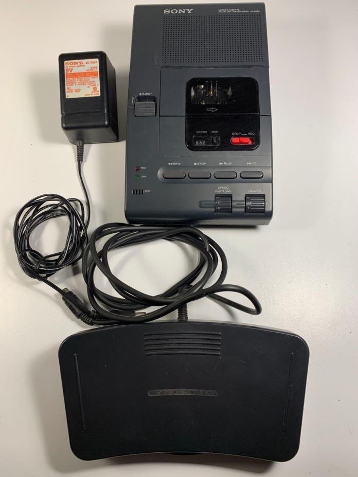 Sony M-2020 Micro-cassette Dictator/Transcriber M-2020 with FS-80 Foot Control