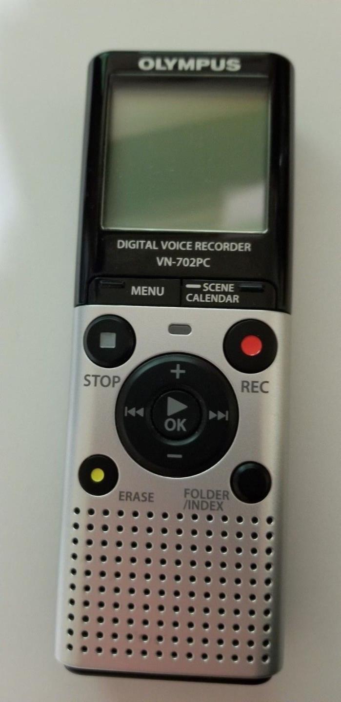 Olympus VN-702PC Digital Voice Recorder Handheld Built In Micro SD Card Slot