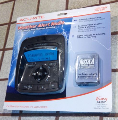 Acurite Emergency Weather Alert NOAA Radio with S.A.M.E. 08500 / 08505 new