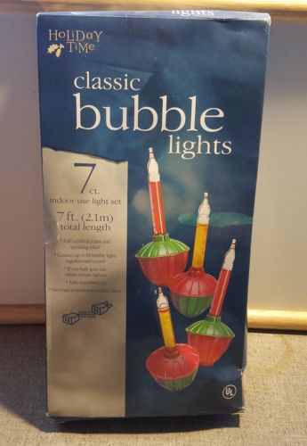 Holiday Time Classic Bubble Ligts 7 ct ( 7 ft. 2.1 m )