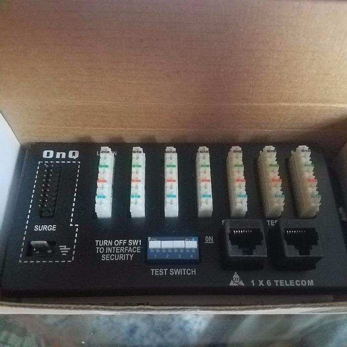 ONQ / LEGRAND TECHNOLOGIES 1267062-01 1×6 BASIC TELECOM MODULE