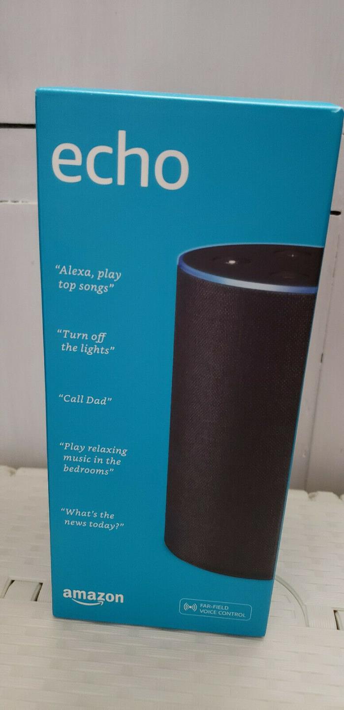 Amazon Echo 2nd Generation Smart Assistant/Speaker - Charcoal - NEW IN BOX!