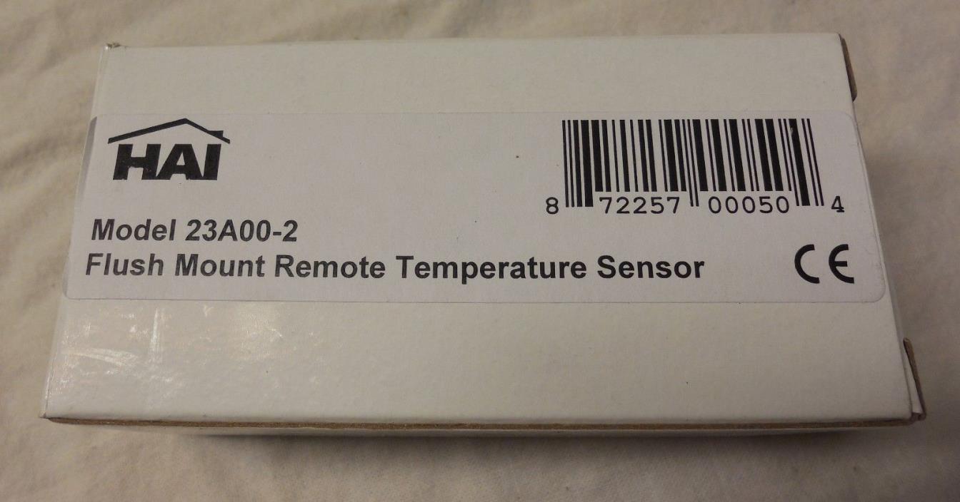 HAI/Leviton 23A00-2 Flush Mount Remote Temp Sensor NEW in box, free USA shipping