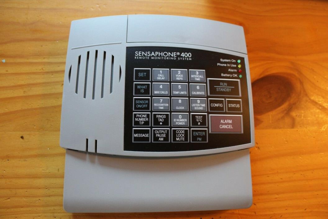 Sensaphone 400 Monitoring System (FGD-0400), Works, Read Description.