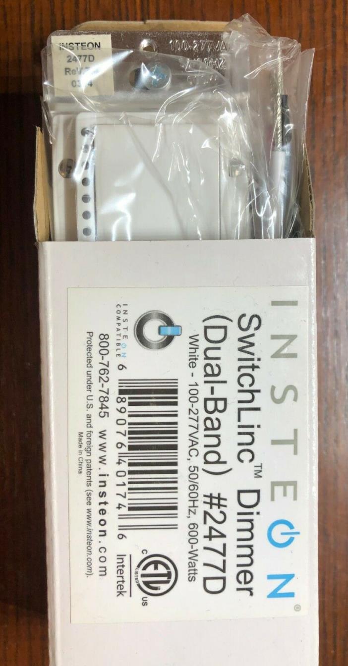 Insteon Dimmer Switch 2477D New In Box